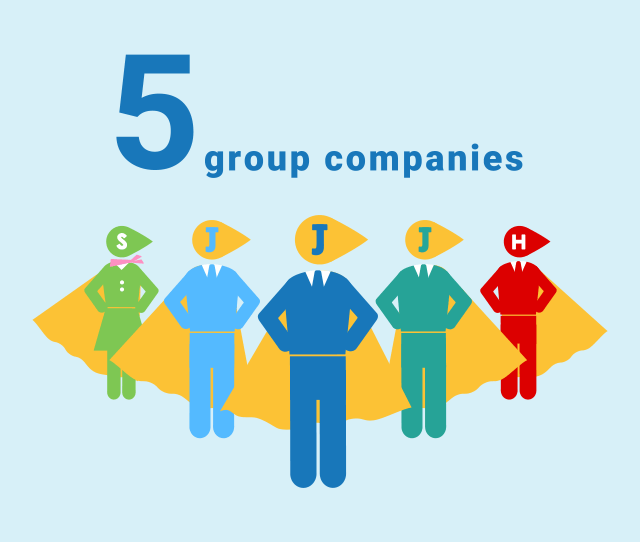 5 group companies